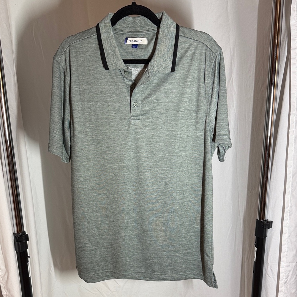 Artefact Heather Green Polo Shirt for Men Large